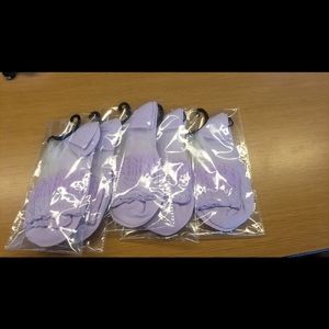 Purple nylon socks